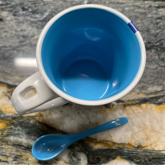 Burgos Spain Coffee Cup Mug with Spoon 12 oz. Like New Condition Displayed only - Picture 6 of 10